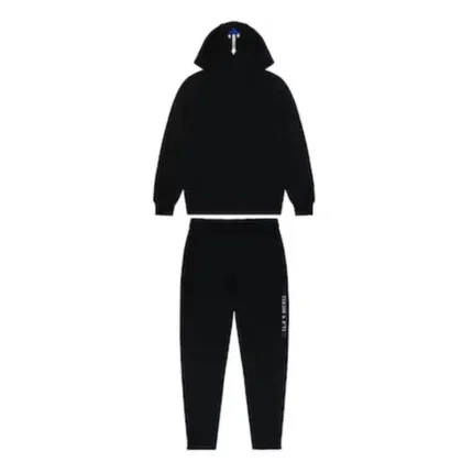 Trapstar Black Decoded Chenille 2.0 Hooded Tracksuit