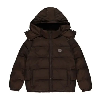 Trapstar Irongate Detachable Hooded Jacket Brown