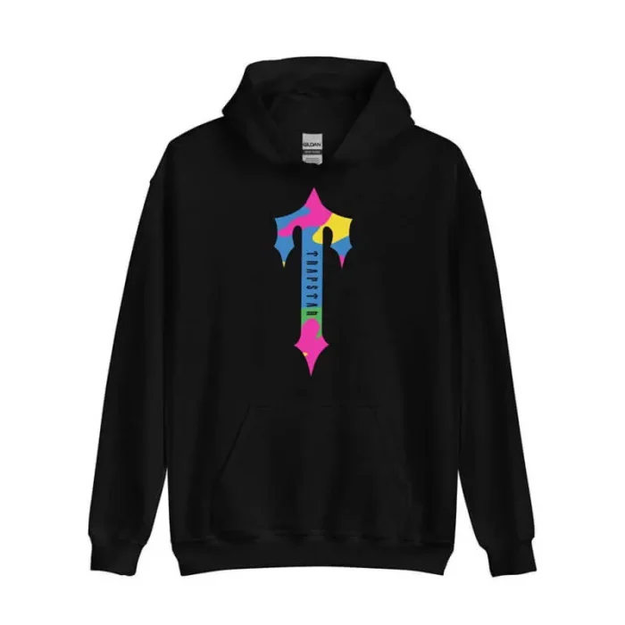 Trapstar Colorful Logo Rainbow Hoodie