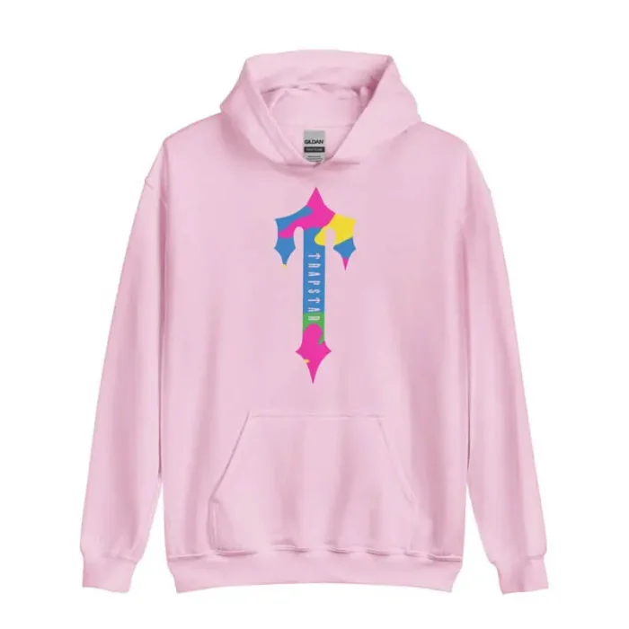 Trapstar Colorful Logo Rainbow Hoodie