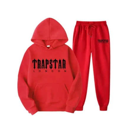Fleece Trapstar London Tracksuite Red