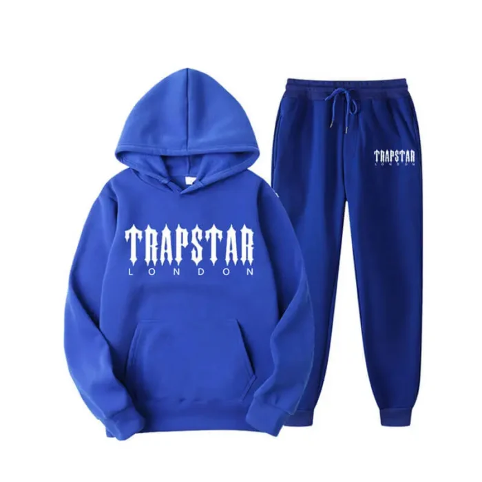 Fleece Trapstar London Shining Tracksuite Blue