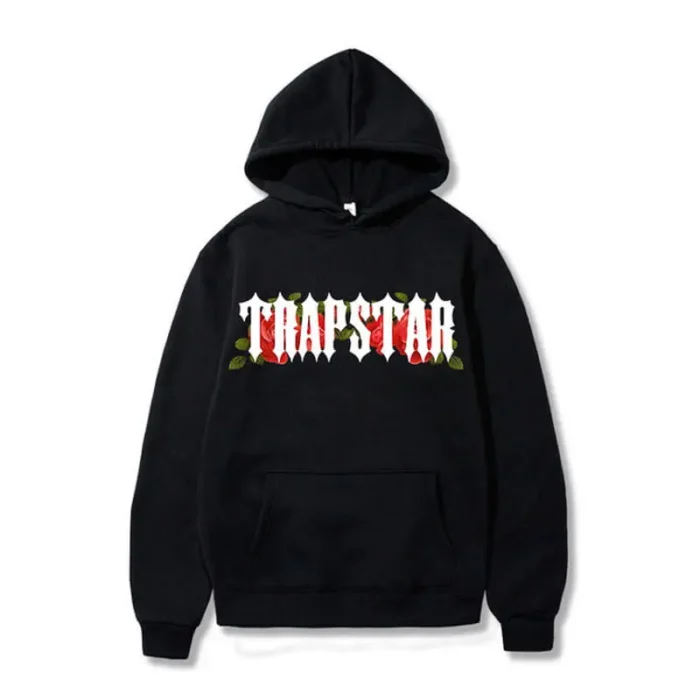 Trapstar Long Sleeve Black Hoodie Mens