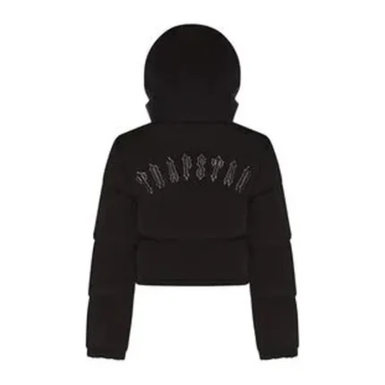 Trapstar Mens and Womens Black Irongate Hooded Jacket