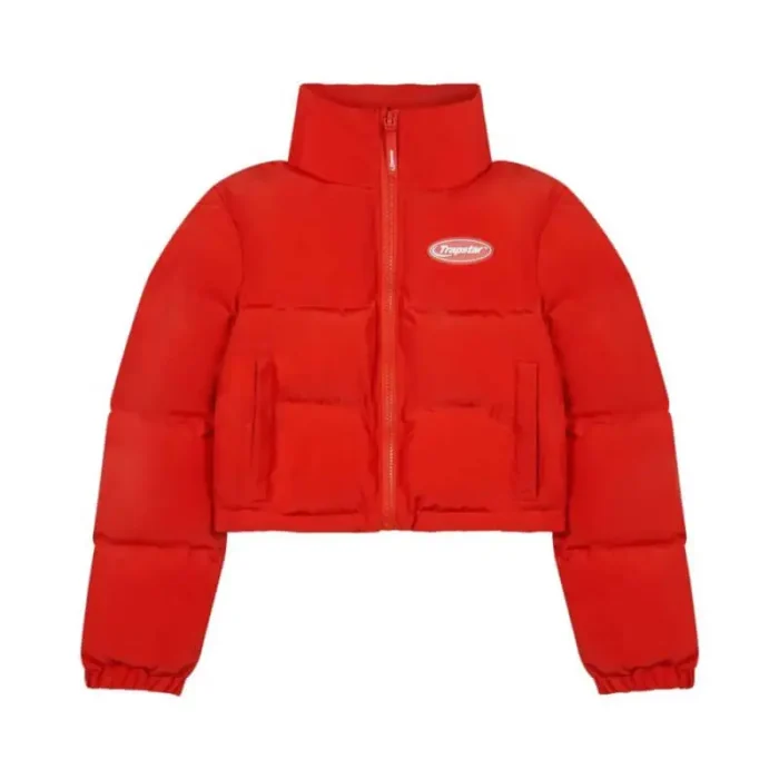 Red And White Trapstar Hyperdrive Jacket