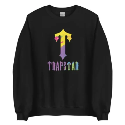 Trapstar T-For Print Black Sweatshirt