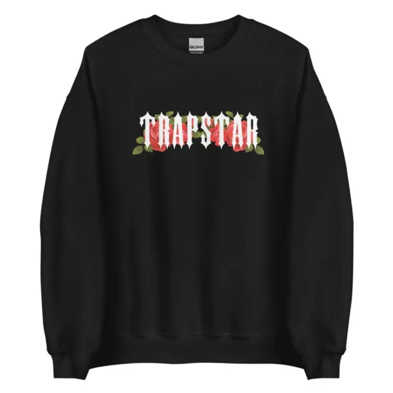 Trapstar Flowers Black Sweatshirt