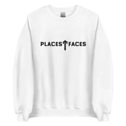 Trapstar Places T-Face White Colors Sweatshirt