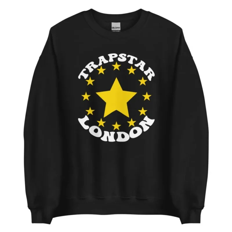 Trapstar Stars London Shining Black Sweatshirt