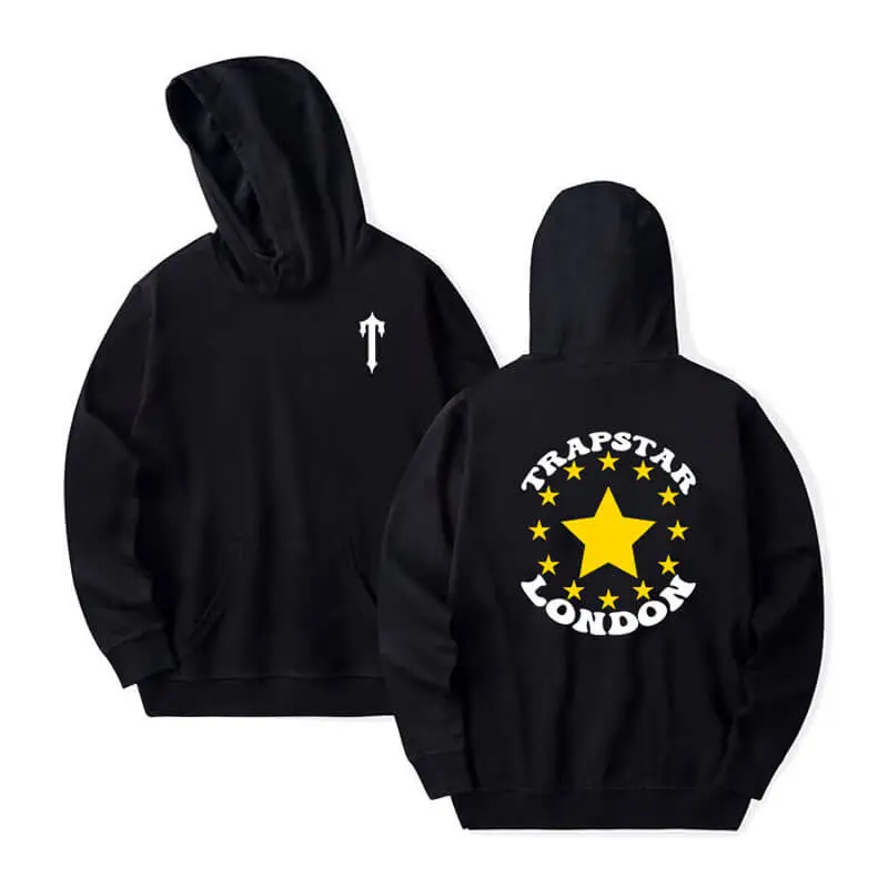 Yellow Color Star London Trapstar Hoodie